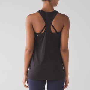 Black Lululemon Yogi Racerback with Pocket